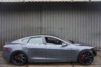 krockskadad bil bromfiets Tesla Model S P85D 543kW AWD Leder 2015/8